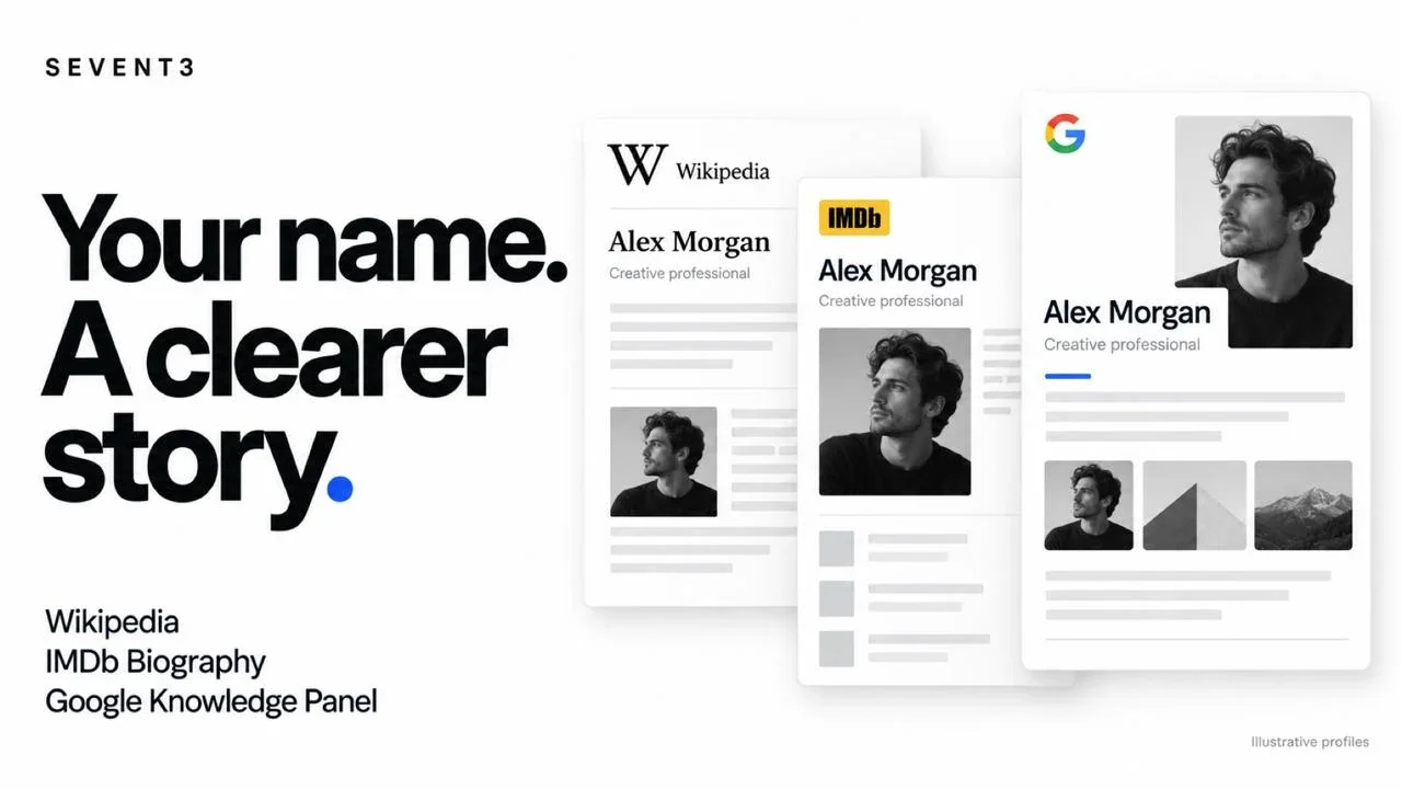 Wikipedia, IMDb Biography & Google Knowledge Panel Support — Creative ...